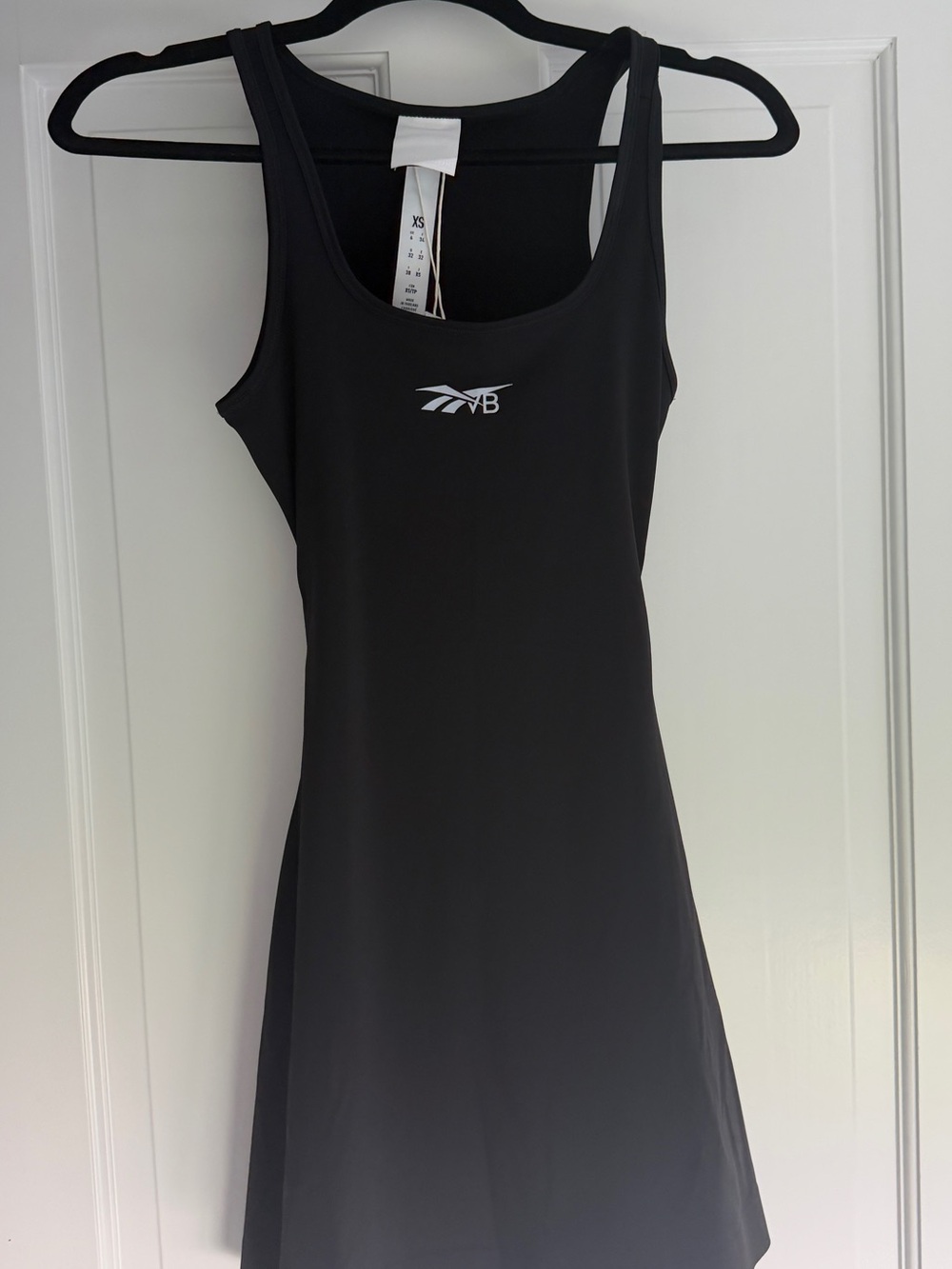 Reebok x Victoria Beckham open back tank Dress